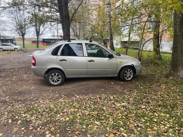 2008 Lada (ВАЗ) Kalina I, серебристый, 75000 рублей - вид 2