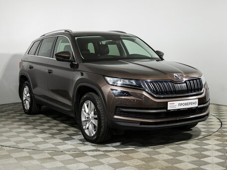2020 Skoda Kodiaq I, коричневый, 2899585 рублей, вид 3