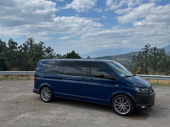 2019 Volkswagen Transporter Long T6, синий, 3350000 рублей - вид 6