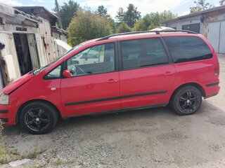 2003 Volkswagen Sharan I Рестайлинг, красный, 250000 рублей, вид 1
