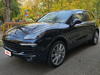 2016 Porsche Cayenne Diesel II Рестайлинг (958), синий, 5490000 рублей, вид 3