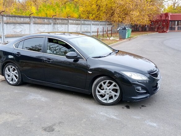 2010 Mazda 6 II (GH) Рестайлинг, чёрный - вид 12