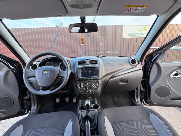 2024 Lada (ВАЗ) Granta I Рестайлинг, чёрный, 850000 рублей - вид 7