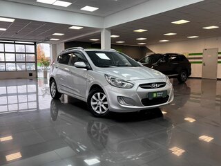 2012 Hyundai Solaris I, серебристый, 670000 рублей, вид 5