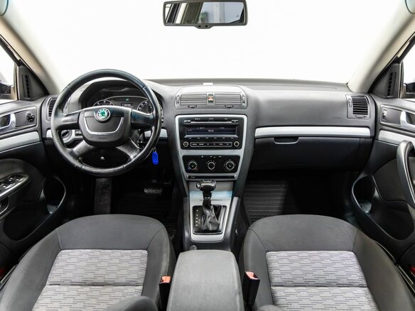 2012 Skoda Octavia II (A5) Рестайлинг, чёрный - вид 12