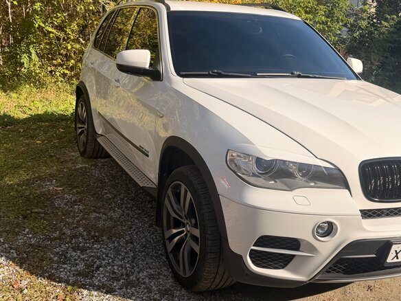 2013 BMW X5 30d II (E70) Рестайлинг, белый - вид 7