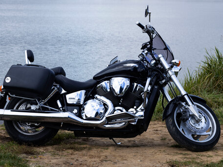 2002 Honda VTX 1800, чёрный, 750000 рублей, вид 4