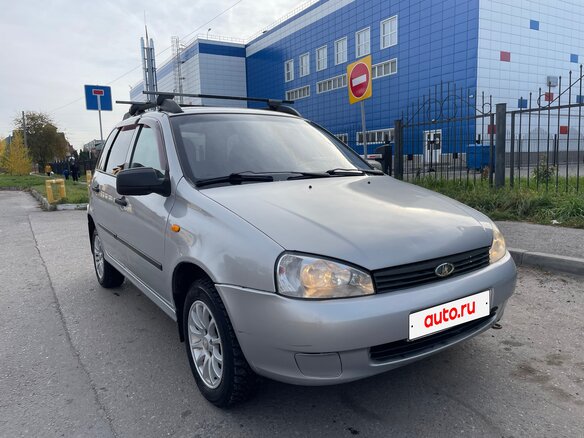 2009 Lada (ВАЗ) Kalina I, серебристый, 118000 рублей - вид 1