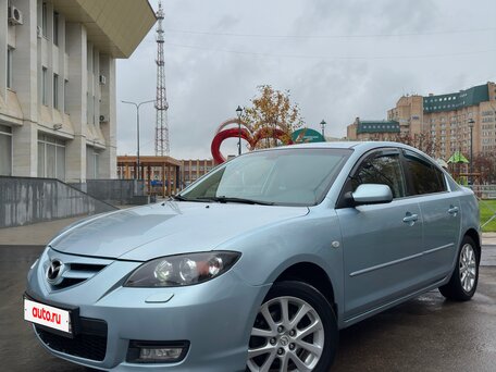 2008 Mazda 3 I (BK) Рестайлинг, голубой, 470000 рублей, вид 2