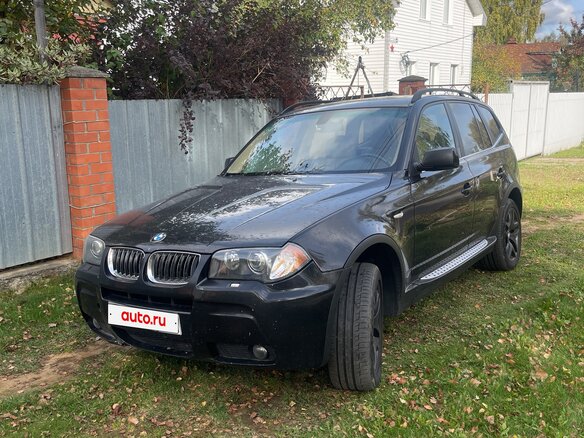 2005 BMW X3 30i I (E83), чёрный