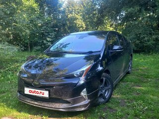 2017 Toyota Prius IV (XW50), чёрный, 1680000 рублей, вид 2