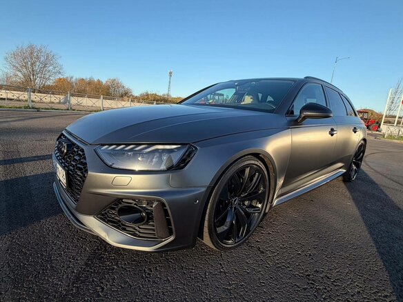 2021 Audi RS 4 IV (B9) Рестайлинг, серый, 7290000 рублей - вид 5