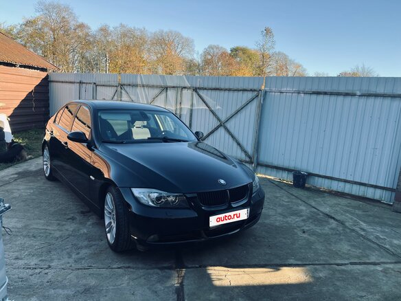 2005 BMW 3 серии 320d V (E90/E91/E92/E93), чёрный, 900000 рублей - вид 3