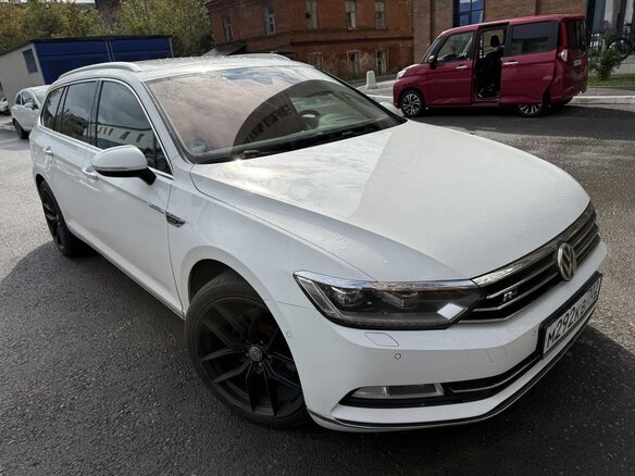 2019 Volkswagen Passat DSG7 B8, белый - вид 9