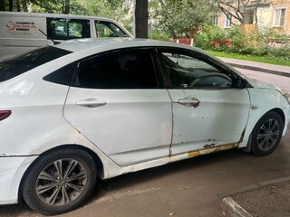 2014 Hyundai Solaris I Рестайлинг, белый, 280000 рублей, вид 4