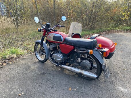 1977 Jawa 350/634, красный, 180000 рублей, вид 3