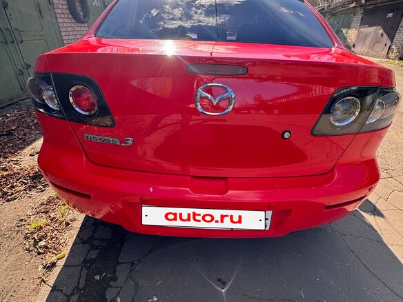 2007 Mazda 3 I (BK) Рестайлинг, красный, 600000 рублей - вид 5