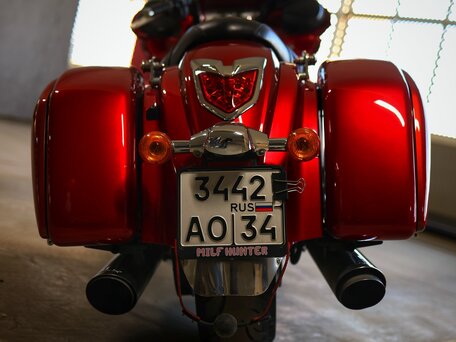 2010 Kawasaki VN1700 Vulcan, красный, 830000 рублей, вид 4