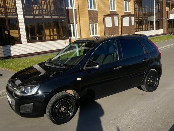 2014 Lada (ВАЗ) Kalina II, чёрный, 227000 рублей - вид 6