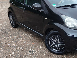 2009 Toyota Aygo I Рестайлинг, чёрный, 450000 рублей, вид 2