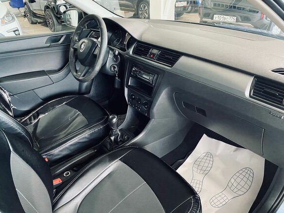 2015 Skoda Rapid I, синий, 950000 рублей - вид 9