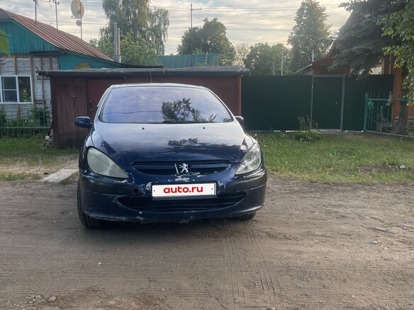 2003 Peugeot 307 I, синий