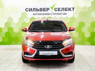 2016 Lada (ВАЗ) Vesta I, красный, 729000 рублей, вид 3