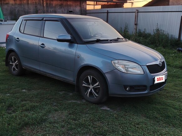 2007 Skoda Fabia II, голубой, 365000 рублей - вид 1