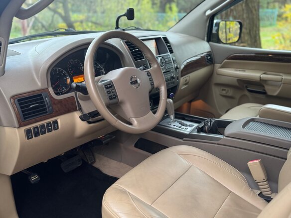 2011 Nissan Armada I Рестайлинг, голубой, 3000000 рублей - вид 6