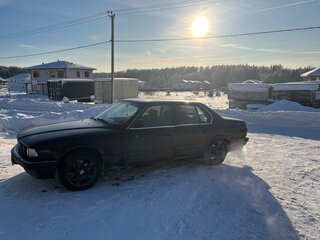 1991 BMW 7 серии 730i II (E32), чёрный, 450000 рублей, вид 5
