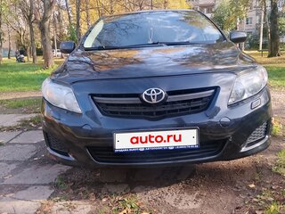 2008 Toyota Corolla X (E140, E150), чёрный, 680000 рублей, вид 1