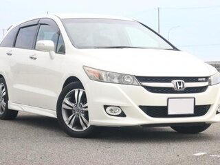 2013 Honda Stream II Рестайлинг, белый, 1269008 рублей, вид 1