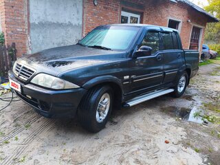 2005 SsangYong Musso Sports I Рестайлинг, чёрный, 370000 рублей, вид 2