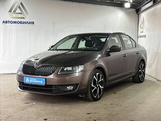 2014 Skoda Octavia III (A7), коричневый, 1399000 рублей, вид 1