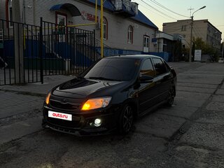 2013 Lada (ВАЗ) Granta I, чёрный, 590000 рублей, вид 2