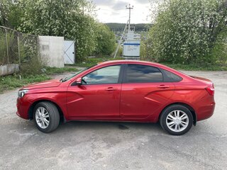 2016 Lada (ВАЗ) Vesta I, красный, 650000 рублей, вид 4