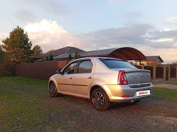 2012 Renault Logan I Рестайлинг, серый, 470000 рублей - вид 7