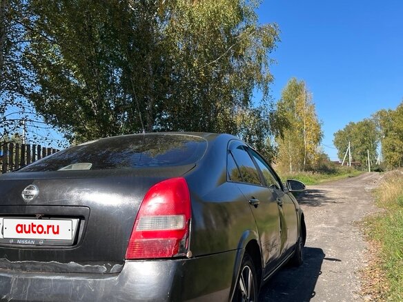 2005 Nissan Primera III (P12), чёрный, 350000 рублей - вид 2