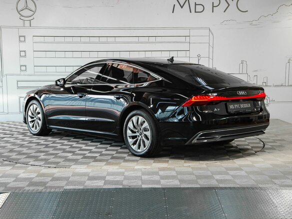 2020 Audi A7 45 TFSI II (4K), чёрный, 4650000 рублей - вид 8