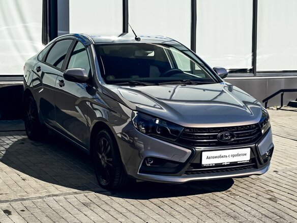 2017 Lada (ВАЗ) Vesta I, серый - вид 6