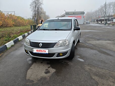 2012 Renault Logan I Рестайлинг, серый, 570000 рублей, вид 1