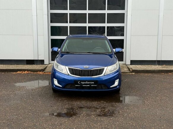 2012 Kia Rio 4-speed III, синий, 800000 рублей - вид 7