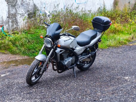 1998 Kawasaki ER-5, серебристый, 210000 рублей, вид 4