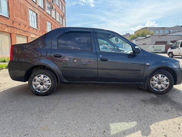 2009 Renault Logan I, серый, 350000 рублей - вид 6