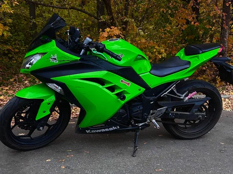 2014 Kawasaki Ninja 300, зелёный, 270000 рублей, вид 2