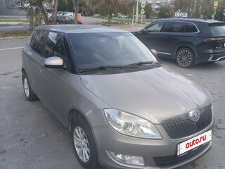 2013 Skoda Fabia II Рестайлинг, бежевый, 810000 рублей, вид 5