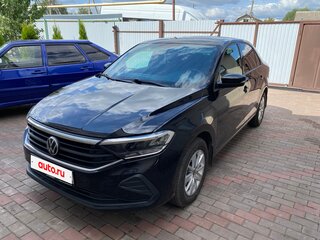 2020 Volkswagen Polo VI, чёрный, 1490000 рублей, вид 2