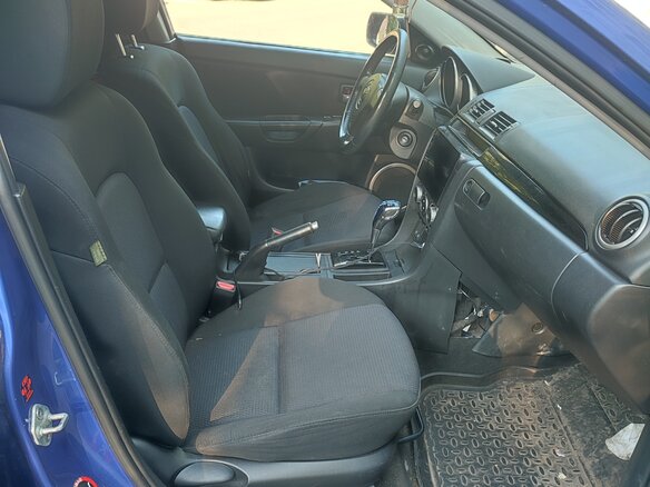 2006 Mazda 3 I (BK) Рестайлинг, синий, 420000 рублей - вид 4