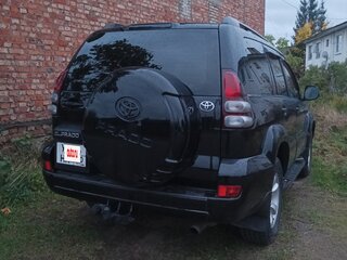 2005 Toyota Land Cruiser Prado 5-speed 120 Series, чёрный, 1550000 рублей, вид 5