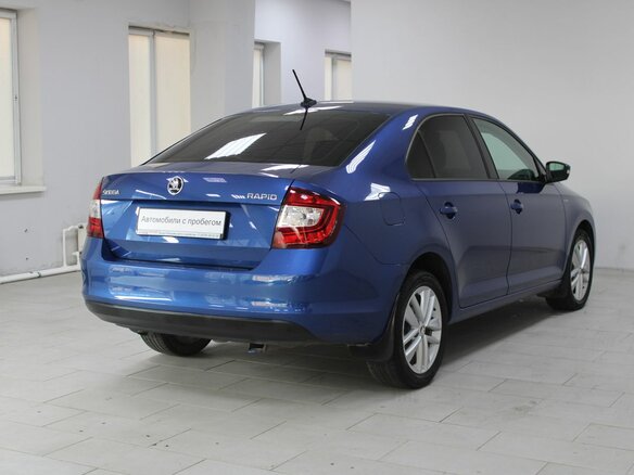 2018 Skoda Rapid I Рестайлинг, синий - вид 5